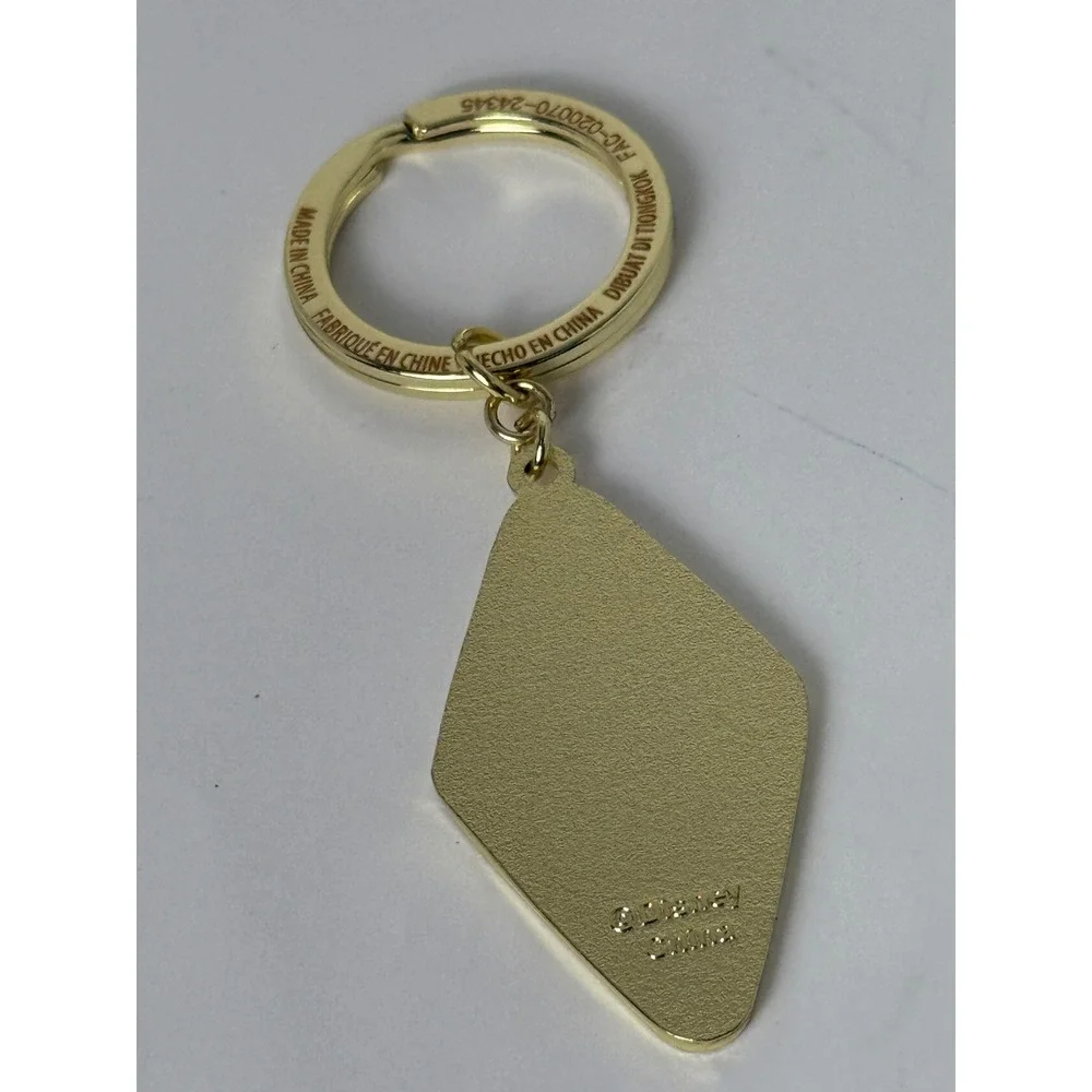 Disney Have A Magical Day Pink Enamel Castle Motel Key Keychain Gold Tone